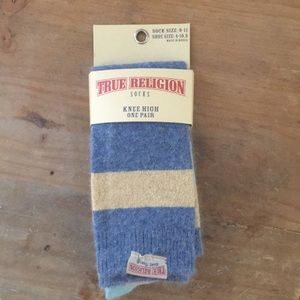 New True Religion Knee Socks